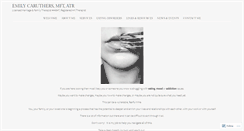 Desktop Screenshot of emilycaruthers.com